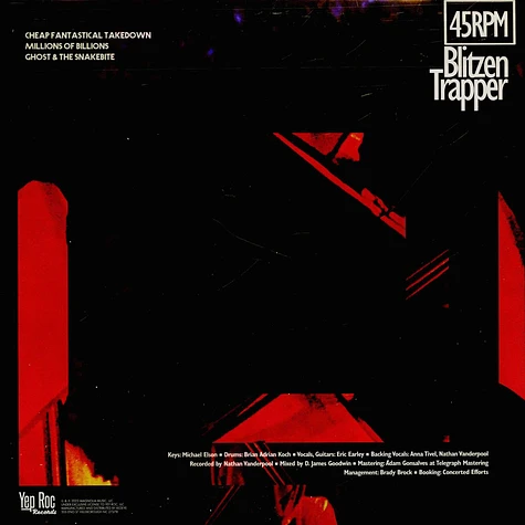 Blitzen Trapper - Cheap Fantastical Takedown Opaque Red Vinyl Edition