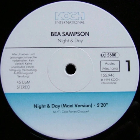 Beate Sampson - Night & Day