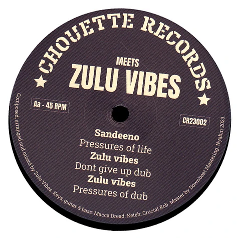 Sandeeno, Dawa Hifi / Sandeeno, Zulu Vibes - Millenium, No Place To Dub, Prepare Dub / Pressures Of Life, Don't Give Up Dub, Pressures Of Dub