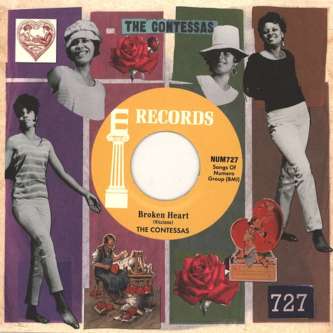 Contessas, The - Broken Heart Black Vinyl Edition