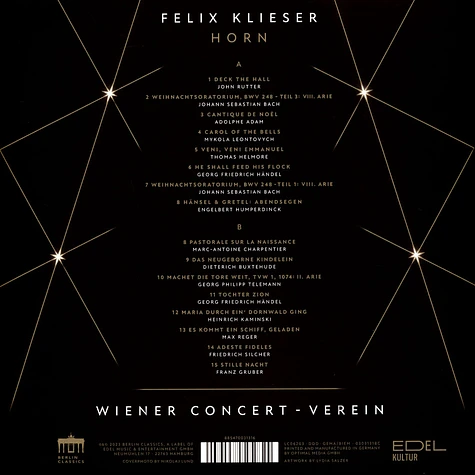 Felix Wiener Concert-Verein Klieser - A Golden Christmas