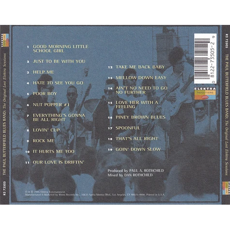 The Paul Butterfield Blues Band - The Original Lost Elektra Sessions