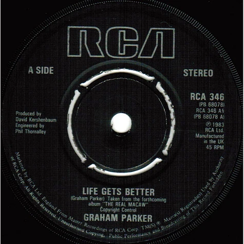 Graham Parker - Life Gets Better