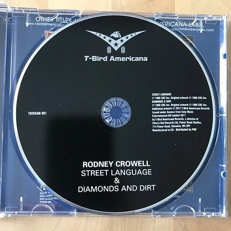 Rodney Crowell - Street Language & Diamonds And Dirt