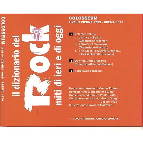 Colosseum - Live In Vienna 1969 - Brema 1970