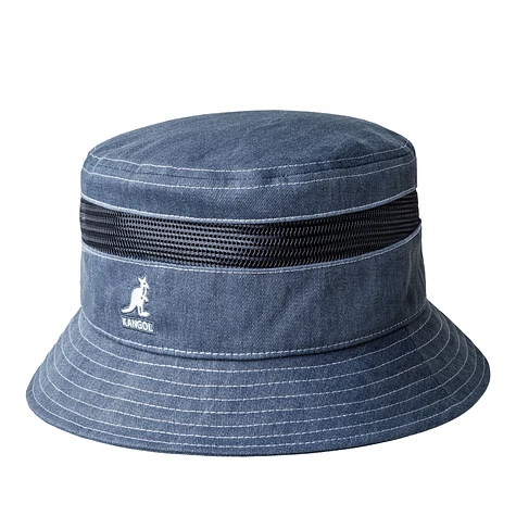 Kangol - Distressed Cotton Mesh Bucket