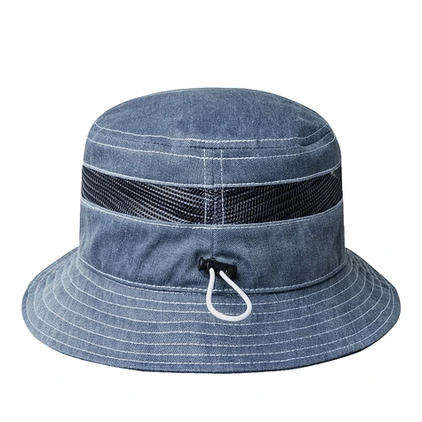 Distressed Cotton Mesh Bucket Cloth Hat by Kangol