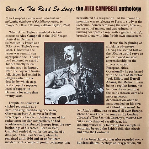 Alex Campbell - Been On The Road So Long (The Alex Campbell Anthology)