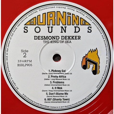 Desmond Dekker - The King Of Ska