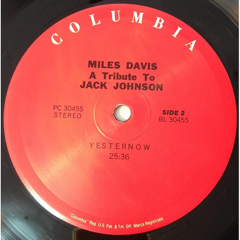 Miles Davis - A Tribute To Jack Johnson