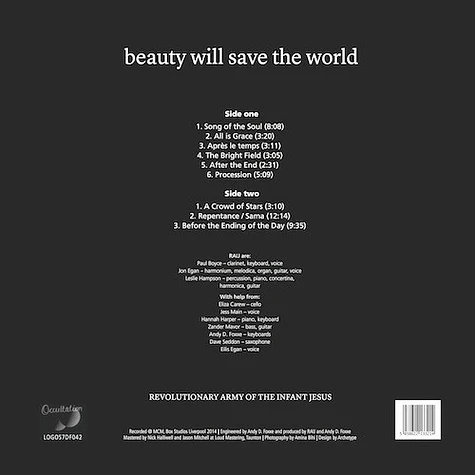 The Revolutionary Army Of The Infant Jesus - Beauty Will Save The World