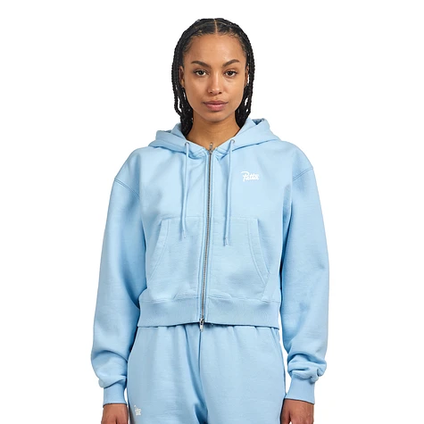 Patta - Femme Basic Crop Zip Up Hooded Sweater