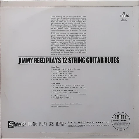 Jimmy Reed - Plays 12 String Guitar Blues