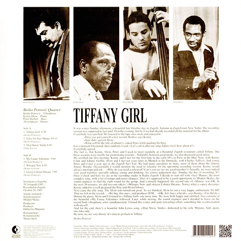 Bosko Petrovic Quartet - Tiffany Girl