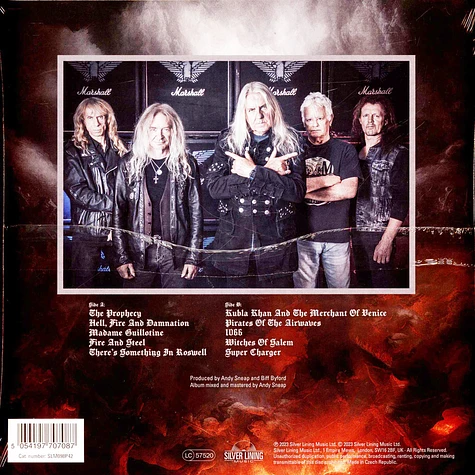 Saxon - Hell, Fire & Damnation Black Vinyl Edition