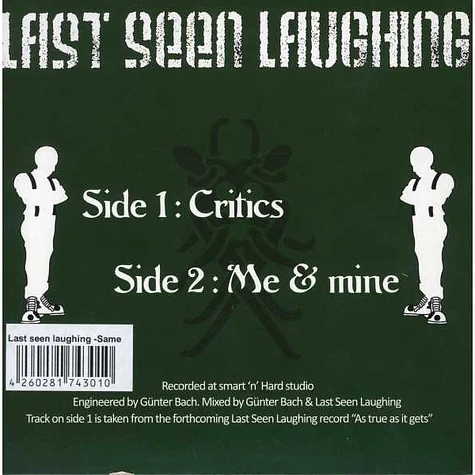 Last Seen Laughing - Last Seen Laughing