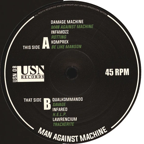 V.A. - Man Against Machine