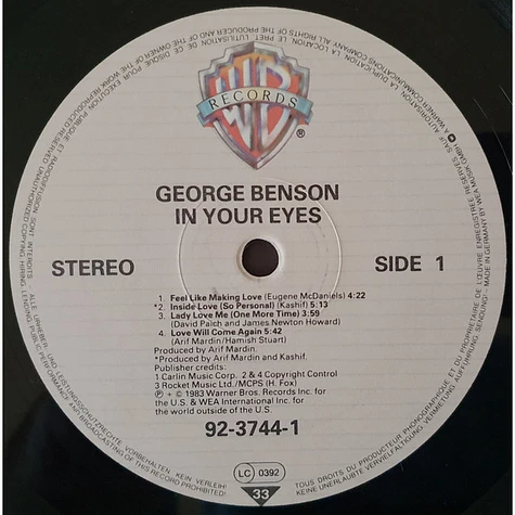 IN YOUR EYES - GEORGE BENSON