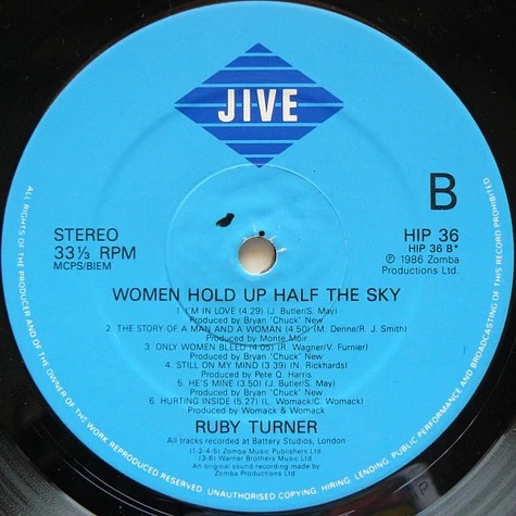 Ruby Turner - Women Hold Up Half The Sky
