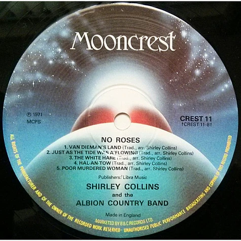 Shirley Collins and The Albion Country Band - No Roses