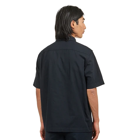 Fred Perry - Tape Detail Revere Collar Shirt (Black) | HHV