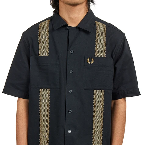 Fred Perry - Tape Detail Revere Collar Shirt