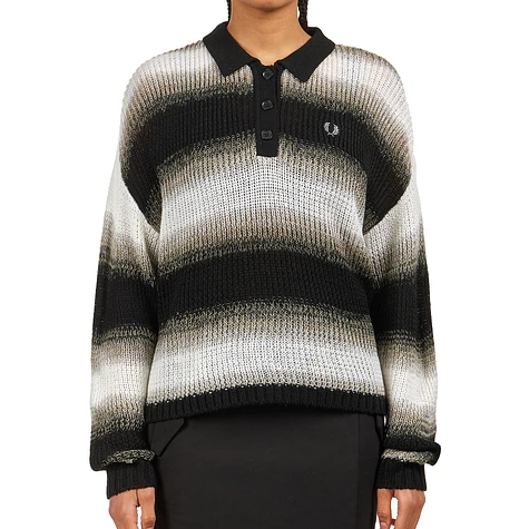 Fred Perry - Striped Open-Knit Shirt