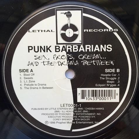 Sex, Props, Cream And The Drama In Between, Punk Barbarians