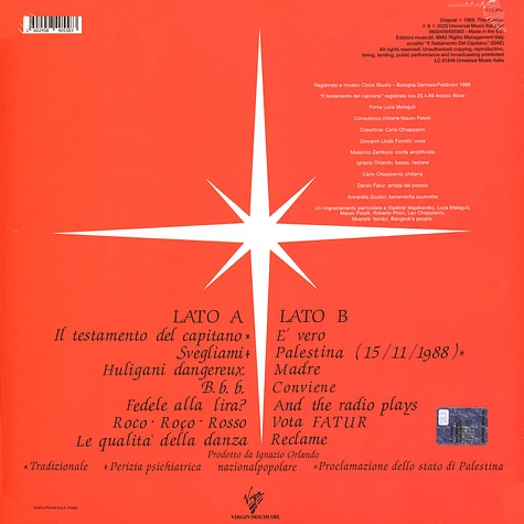 CCCP - Fedeli Alla Linea - Canzoni Preghiere Danze Del Ii Millennio - Sezione Europa Red Vinyl Edtion
