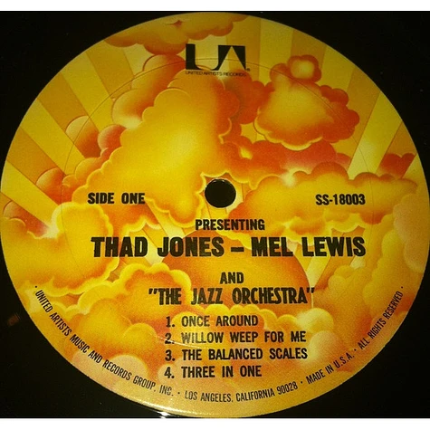 Thad Jones & Mel Lewis & The Jazz Orchestra - Presenting Thad Jones • Mel Lewis & "The Jazz Orchestra"