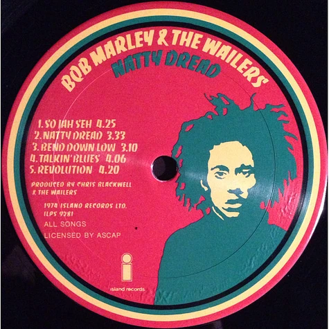 Bob Marley & The Wailers - Natty Dread - Vinyl LP - 1975 - US - Reissue ...