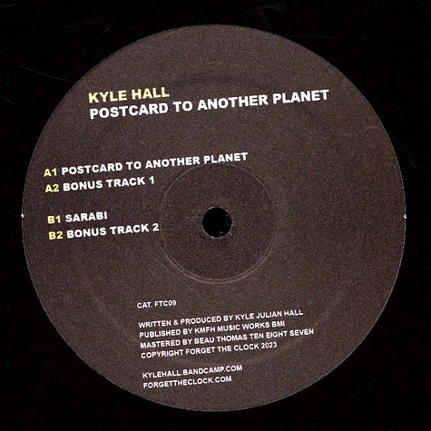 Kyle Hall - Postcard To Another Planet