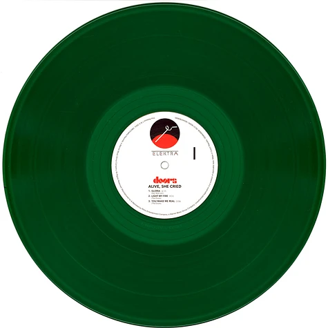 The Doors - Alive She Cried Translucent Emerald Vinyl Edition