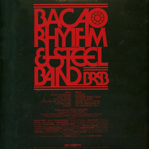 Bacao Rhythm & Steel Band - BRSB Black Vinyl Edition