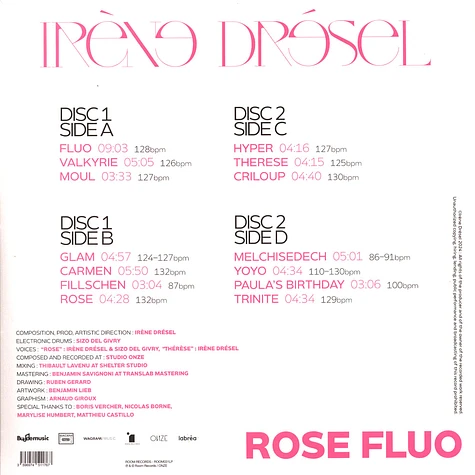 Irene Drezel - Rose Flud Pink Vinyl Edition