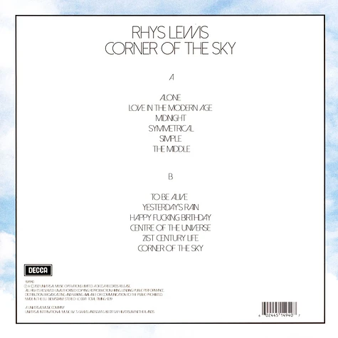 Rhys Lewis - Corner Of The Sky Blue Marble Vinyl Edition