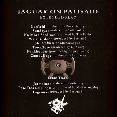 Crimeapple - Jaguar On Palisade 1 Black Vinyl Edition