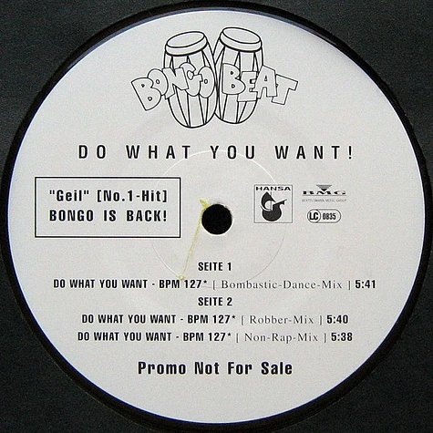 Bongo Beat - Do What You Want!