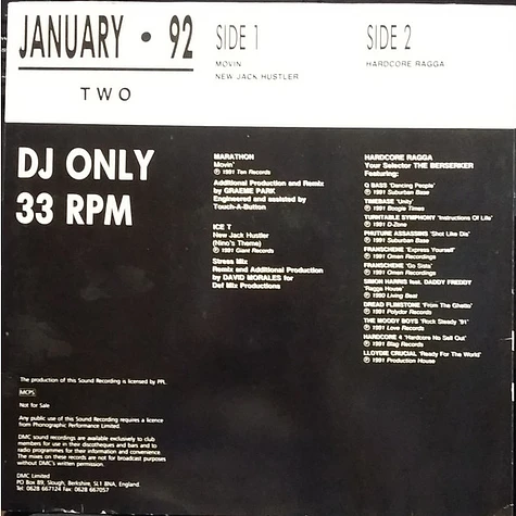 V.A. - January 92 - Two