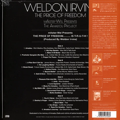 Weldon Irvine - Amadou Project - The Price Of Freedom