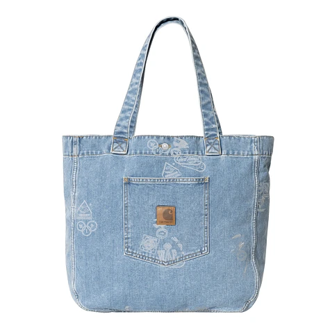 Carhartt WIP - Stamp Tote Bag "Maitland" Stamp Denim, 13.5 o