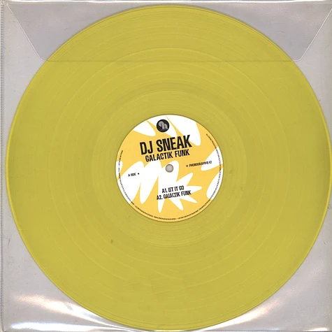 DJ Sneak - Galactic Funk Ep Yellow Vinyl Edtion