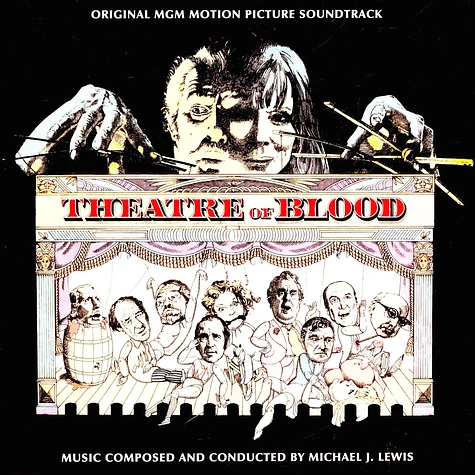 Michael J. Lewis - Theatre Of Blood Red And Black Splattered Vinyl Edition