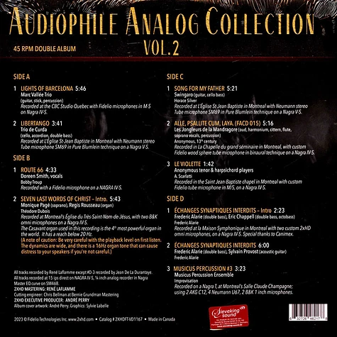 V.A. - Audiophile Analog Collection Vol. 2