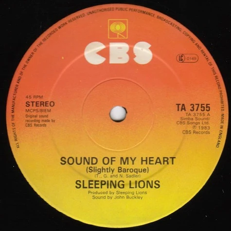 Sleeping Lions - Sound Of My Heart