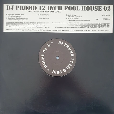 V.A. - DJ Promo 12 Inch Pool House 02
