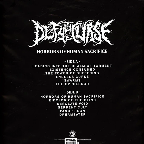 Defy The Curse - Horrors Of Human Sacrifice Colored Vinyl Edition