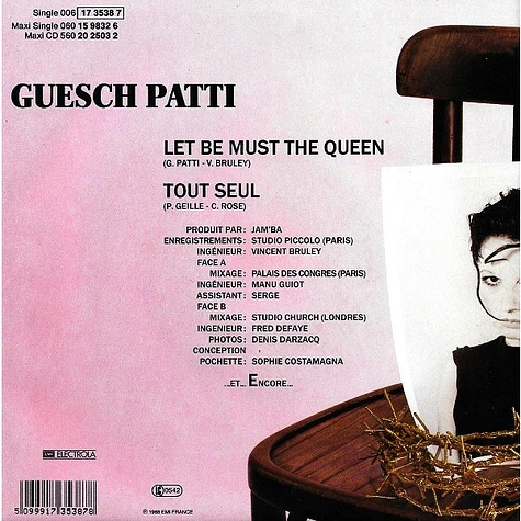 Guesch Patti - Let Be Must The Queen