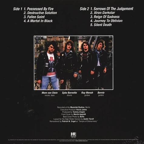 Exumer - Possessed By Fire Black Vinyl Edition