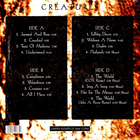Clan Of Xymox - Creatures Black Vinyl Edition